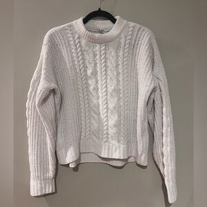 Abercrombie Kids White Knit Sweater